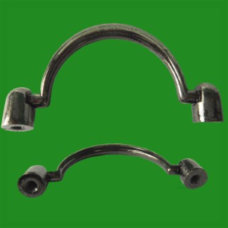 10x 63mm Rustic Iron Effect Cabinet Door Drop Handle Kitchen Drawer Wardrobe