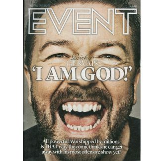 Event Magazine: Ricky Gervais, Piers Morgan, Tracey Emin, 8.10.17