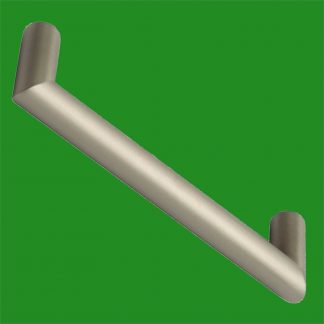 8x Matt Nickel D Shape Pull Handle Cabinet, Draw, Wardrobe 128mm