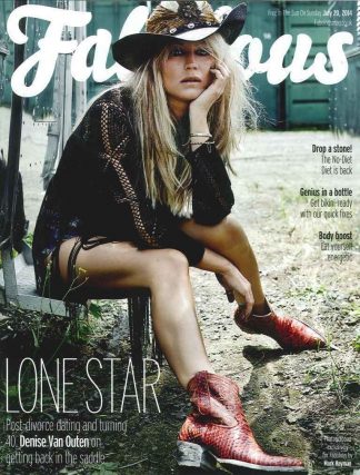 Fabulous Magazine: Denise Van Outen, Post Divorce Dating And Turning 40 20.7.14