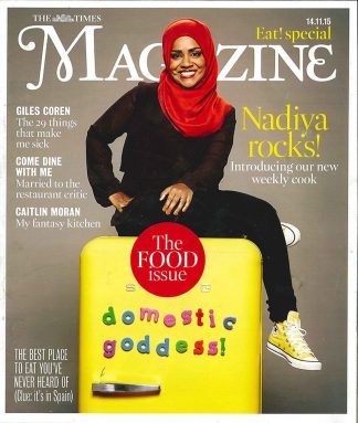 The Times: Bake Off Nadiya Hussain Heston Blumenthal Antonio Carluccio 14.11.15