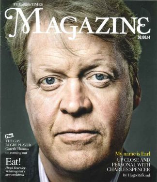 The Times Magazine: Up Close And Personal With Earl Spencer 30.8.14