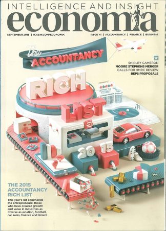 Economia: The Accountancy Rich List 2015, Finance, Business  September 2015