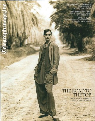 Telegraph Magazine:Giorgio Armani Boris Johnson Sicily Wilton Music Hall 29.8.15