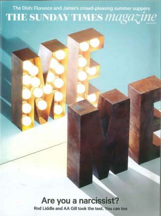 The Sunday Times: Are You A Narcissist? Emin Agalarov, AA Gill; July 2015