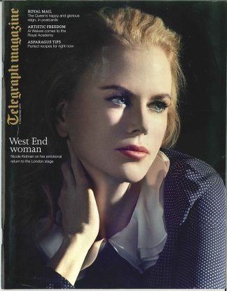 Telegraph Magazine:Nicole Kidman In London, Royal Mail & Artistic Freedom 5.9.15