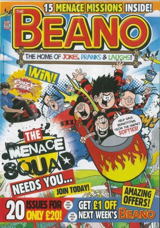 The Beano Magazine: Help Save Beanotown From The Sneaky Softies 1.11.14