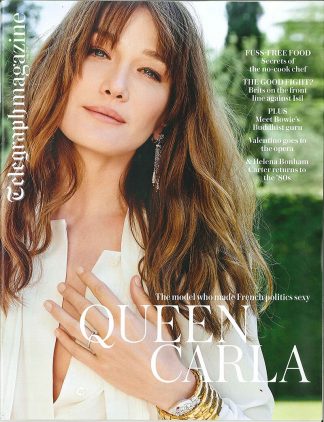 Telegraph: Carla Queen, David Bowie, Helena Bonham Carter, Buddhist 21.5.16