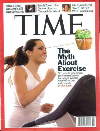 TIME Magazine - Myth About Exercise, Weight Loss, Corazon Aquino, August 17 2009