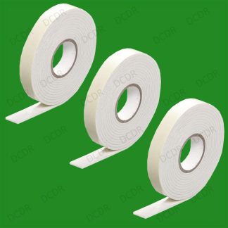 3x 2M x 1.8cm (6 Metres) Double Sided Foam Mounting Tape, Sticky, Adhesive Craft