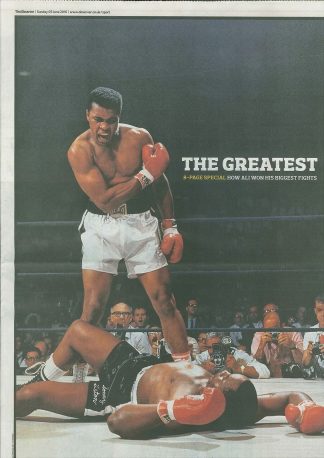 Muhammad Ali The Observer, How Ali Won His Fights, 1942 - 2016, June Edition