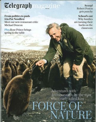 Telegraph Magazine: Attenborough, Robert Peston, Home Schooling, Nature 7.5.16
