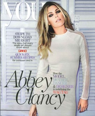 You Magazine: How Abbey Clancy Is Redefining The Wag Tag 3.8.14