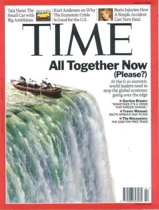 TIME Magazine - G-20 Summit, Global Economic Crisis, Gordon Brown - April 6 2009