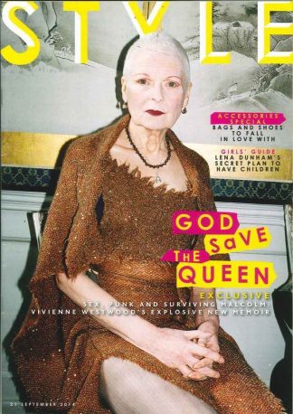 Style Magazine: Exclusive - Vivienne Westwood's Explosive New Memoir 21.9.14