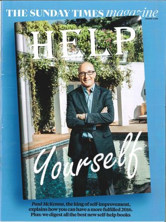 Sun Times Mag:Paul McKenna,Self-Help,Felix White,China's One Child Policy 3.1.16