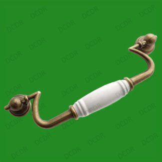 Florence Bronze Effect Drop Handle, 160mm Cabinet Wardrobe Door Knobs Kitchen