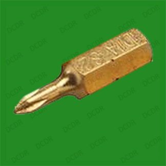 1x Phillips No. 0x25mm Screwdriver Bits, Diamond Coated, 1/4" Hex, S2 Steel