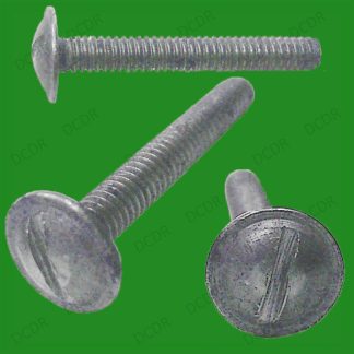 10x 7/8" x 1/8” M3 Steel Washer Head Whitworth Slotted Screws