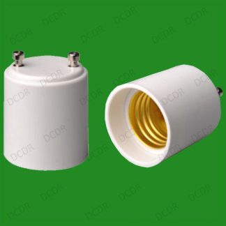 GU24 To Edison Screw ES E27 Light Bulb Adaptor Holder Converter Base Lamp Socket