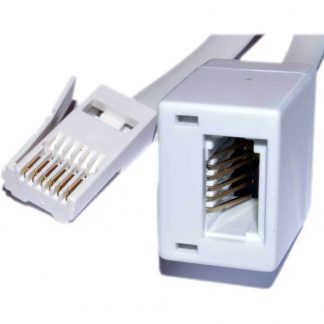 3m Socket Male To Female BT Socket Telephone Extension Lead Wire Cable Adaptor