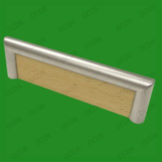 3x Cosmopolitan Beech Pull Handle, 96mm, Cabinet, Wardrobe, Knobs Kitchen Drawer