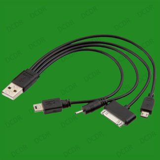 4 in 1 Micro USB Charging Cable for iPhone, Micro USB, Nokia, Mini USB, Android