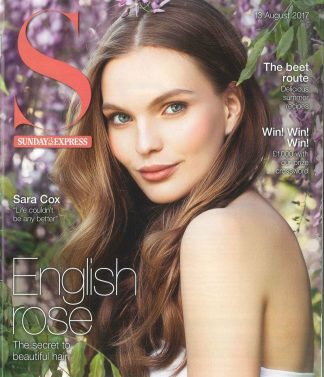 Sunday Express: Sara Cox, Jessica Clemmons, Alan Titchmarsh; August 2017