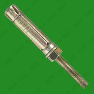 5x Heavy Duty Steel M10 x 90mm Projecting Anchor Loose Bolt & Shield Fixing