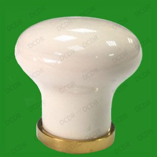 4x Petite White 28mm Knob Vaniety Cabinet Wardrobe Door Kitchen Cupboard Drawer