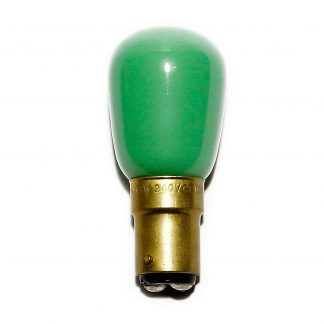 15W Green Pygmy SBC B15 Small Bayonet Cap Incandescent Light Bulb Lamp