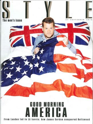 Style: James Corden, London, Los Angeles, Hollywood, America, UK 27.9.15