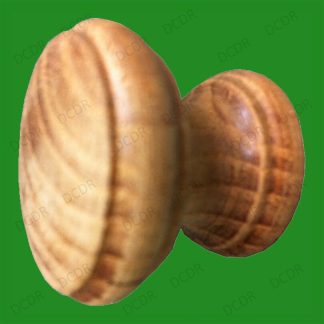 4x 32mm Convex Teak Wood Kitchen Cabinet Cupboard Dome Handles Desk Drawer Knobs