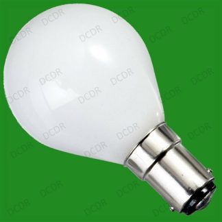 6x 25W OPAL ROUND DIMMABLE GOLF ROUGH SERVICE LIGHT BULBS, SBC, B15