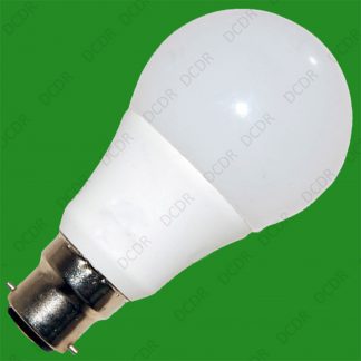 2x 5W (=40W) A60 GLS Globe BC B22 Energy Saving LED Light Bulb Lamp