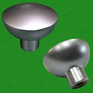 6x 26mm Round Matt Chrome Effect Door Knob Metal Handle Cupboard Drawer Cabinet