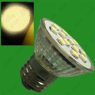 2x 3W ES E27 Epistar SMD 5050 LED Spot Light Bulbs 2700K Warm White Lamps