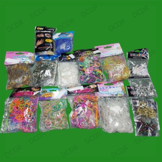 4000x Various Design Rubber Bracelets Colourful Loom Band Making Kit Set