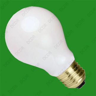 4x 25 WHITE COLOURED GLS DECORATIVE PARTY LIGHT BULB STANDARD ES E27 SCREW LAMPS