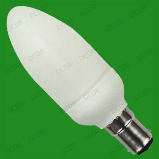 4x 11W Low Energy Power Saving CFL Candle Light Bulb SBC B15 Small Bayonet Lamps