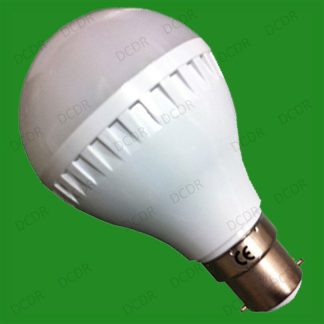 2x 6W LED GLS Globe Ultra Low Energy 6500K Daylight White Light Bulb BC B22 Lamp