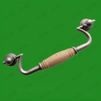 12x Florence Pewter Effect Drop Handle 160mm Cabinet Wardrobe Door Knobs Kitchen