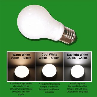 8x 9W Low Energy Mini GLS CFL 3500K White Light Bulb, ES, E27 Edison Screw Lamps