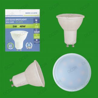 6x 5W(=40) GU10 LED Warm White 3000K Instant On Pearl Spotlight Bulb Light Lamp