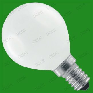 6x 40W OPAL DIMMABLE GOLF LIGHT BULBS, 2000 HOURS, SMALL SCREW, SES, E14, LAMPS