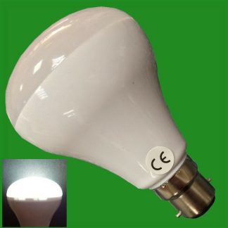 4x 6W R80 LED Ultra Low Energy Reflector 6500K White Spot Light Bulb BC B22 Lamp