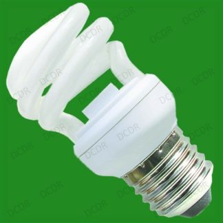 6x 14W (=70W) Low Energy CFL Mini Spiral Light Bulbs ES E27 Edison Screw Lamp