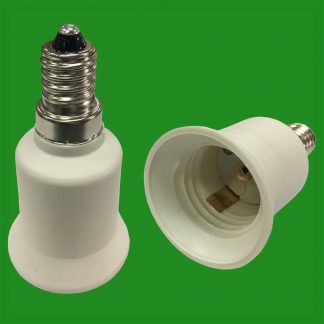 25x Small Screw SES E14 To Edison Screw E27 ES Bulb Adaptor Converter Holder
