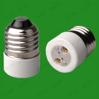 25x Edison Screw ES E27 To MR16 GU5.3 Light Bulb Adaptor Lamp Converter Holder