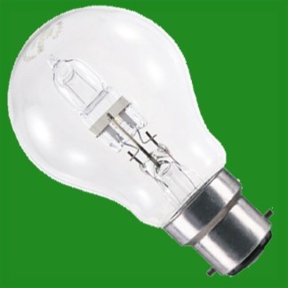 25x 70W (=100W) CLEAR DIMMABLE HALOGEN GLS ENERGY SAVING LIGHT BULBS BC B22 LAMP
